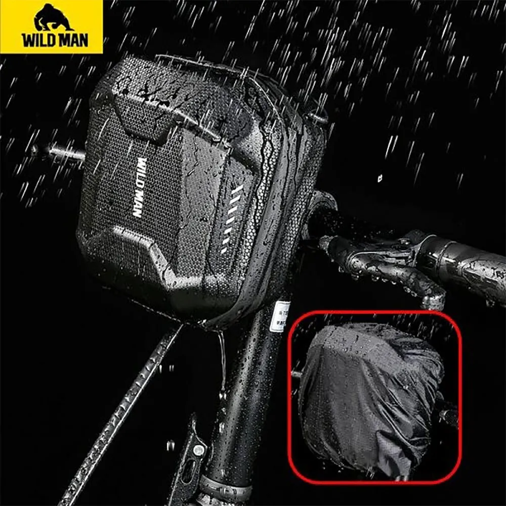 Sourcing E18 Wildman Bicycle Telefonfodral, Black / black, One Size