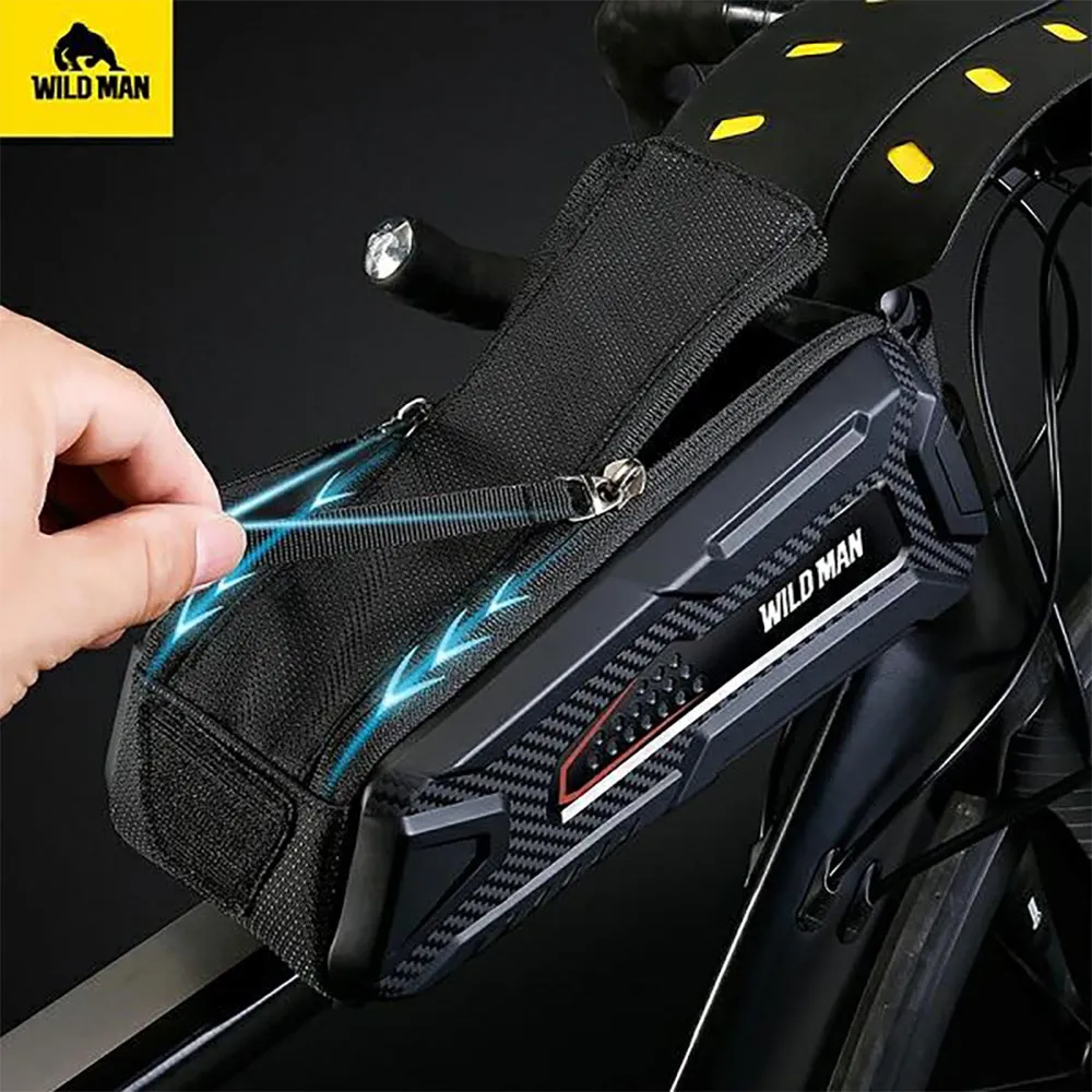 Sourcing M90 Wildman Bicycle Telefonfodral, Black / black, One Size