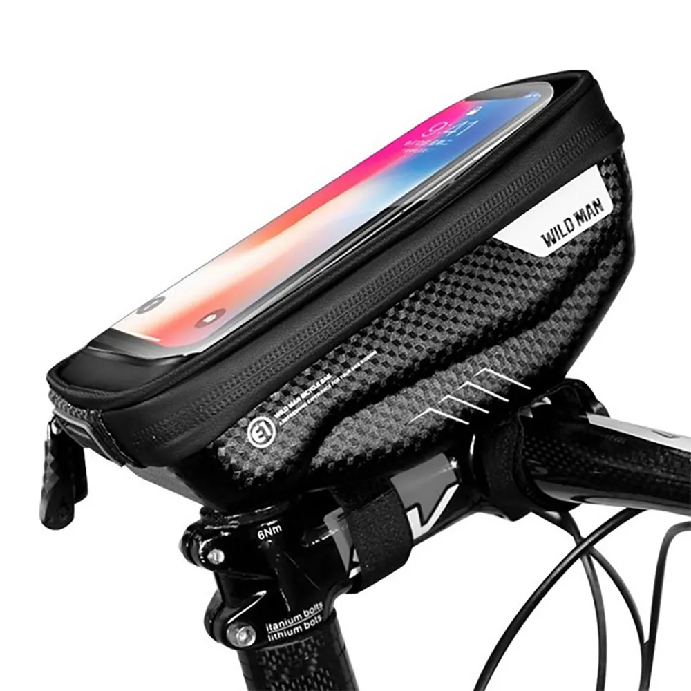 Sourcing S E1 Wildman Bicycle Telefonfodral, Black / black, One Size Sourcing S E1 Wildman Bicycle Telefonfodral, Black / black, One Size