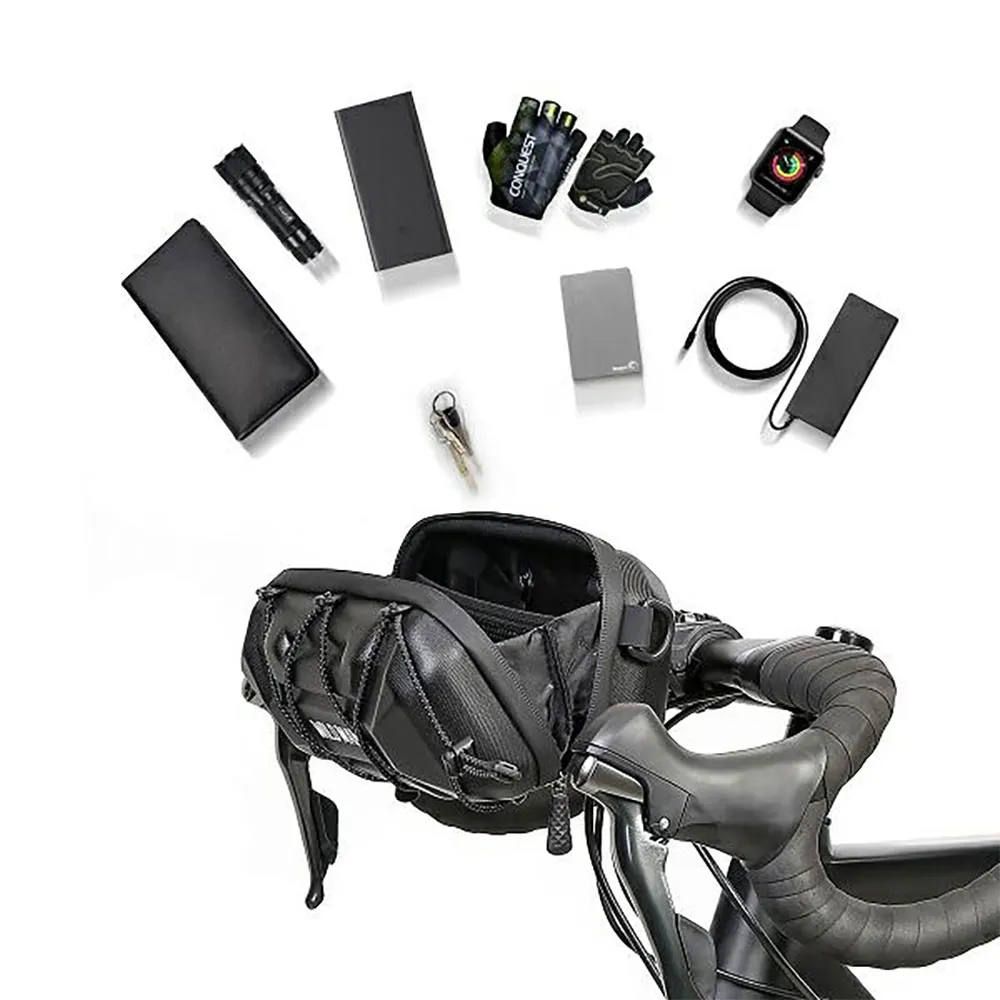 Sourcing Xt17 Wildman Bicycle Telefonfodral, Black / black, One Size