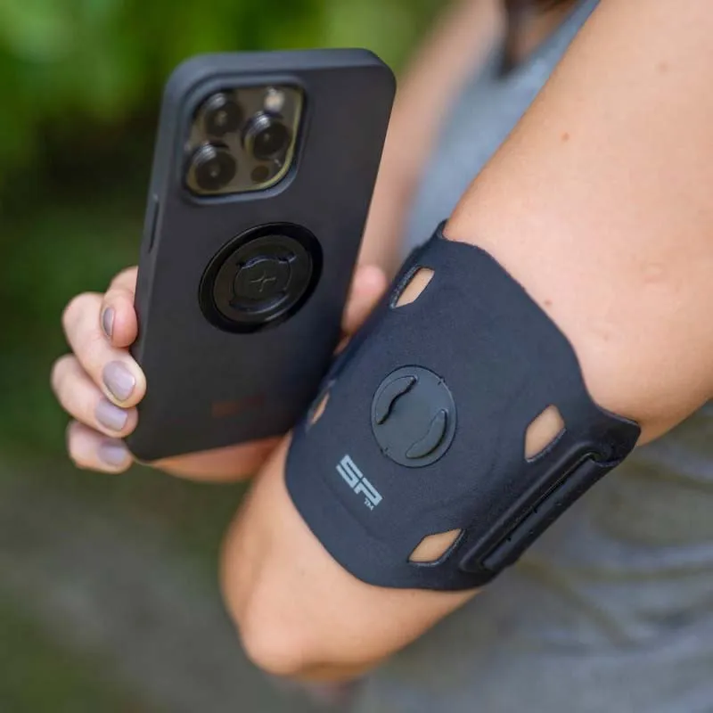 SP CONNECT Running Spc+ Armband unisex, Black, One Size