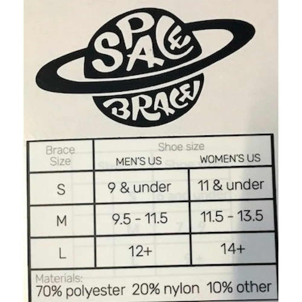 Space Brace Ankelskydd, Black