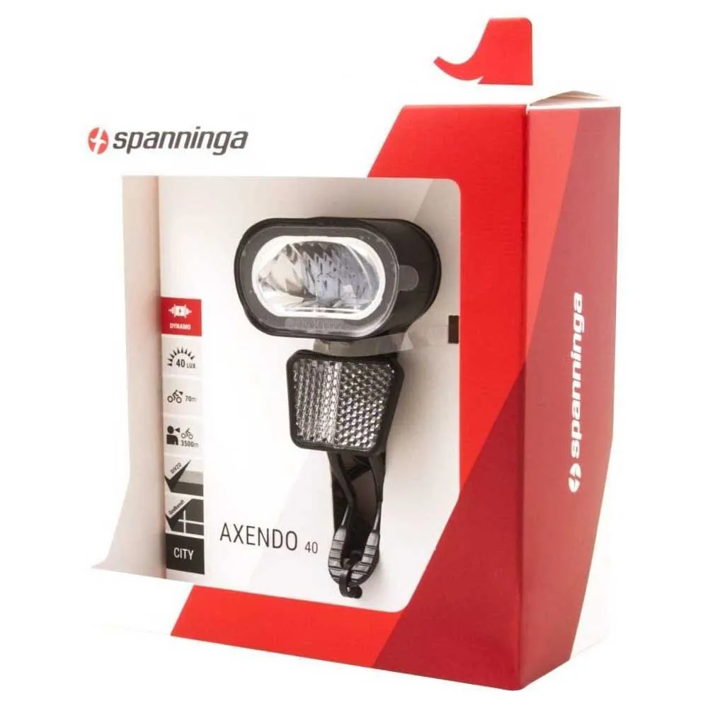 spanninga Axendo Xdoc Framlampa, Black, One Size