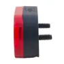 spanninga Halo Xdvs Bakljus, Black / red, One Size