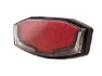 Clear / red / black