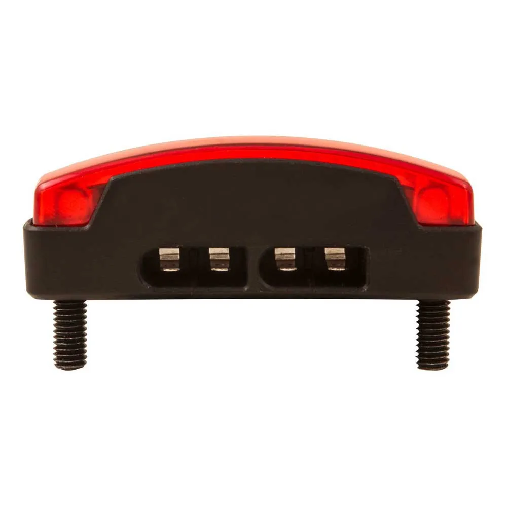 spanninga Pimento Xdvs 50 Mm Bakljus, Black / red, One Size