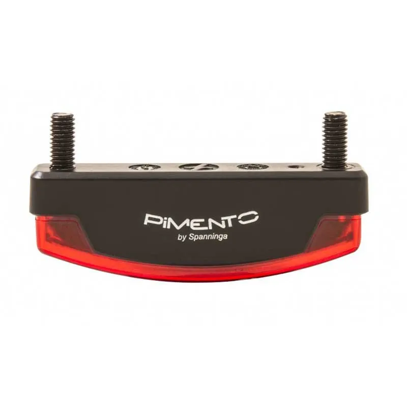 spanninga Pimento Xdvs 50 Mm Bakljus, Black / red, One Size