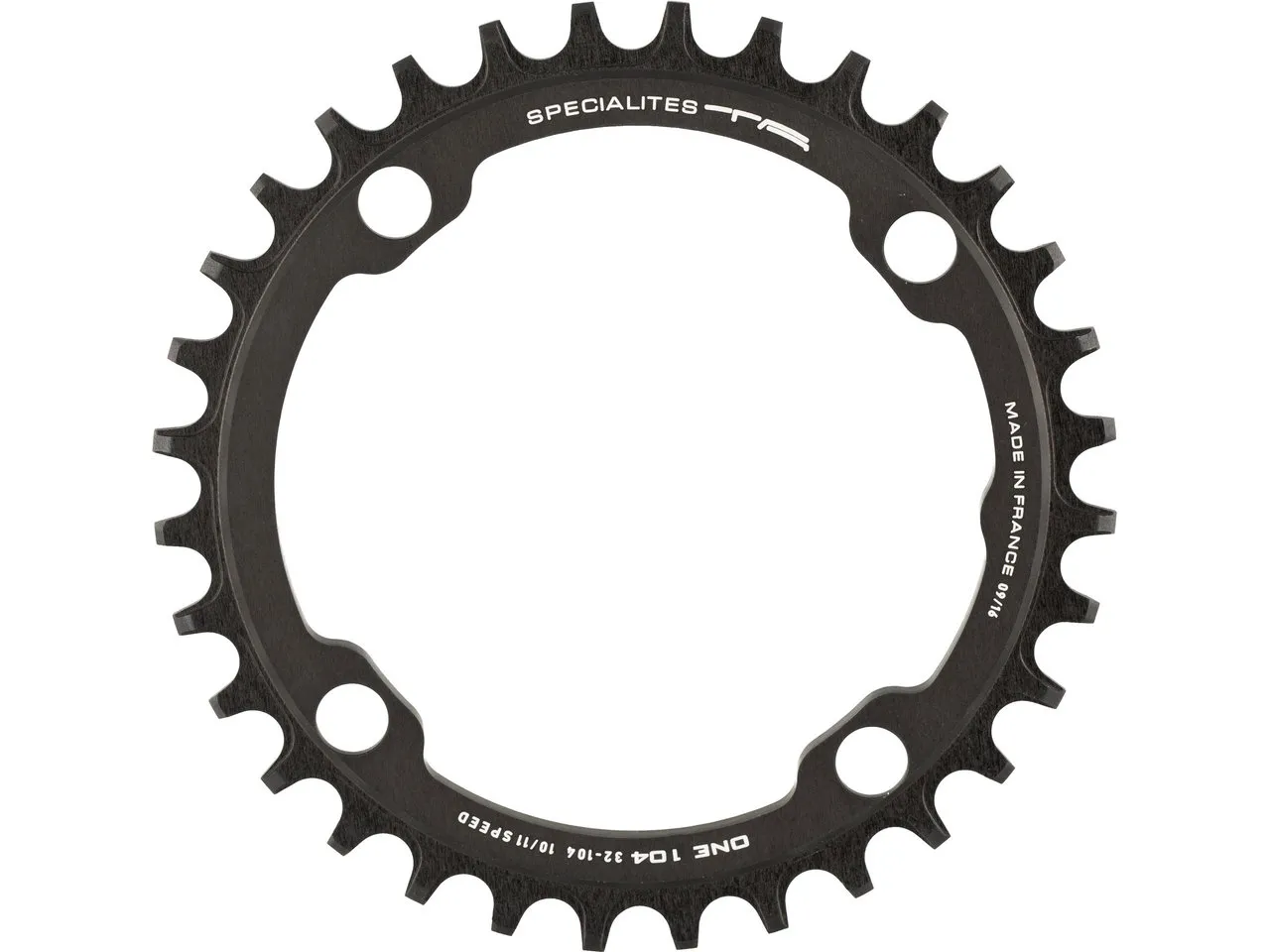 SPECIALITES TA Kettenblatt ONE 104, 4-Arm, 104 mm Lochkreis SPECIALITES TA Kettenblatt ONE 104, 4-Arm, 104 mm Lochkreis