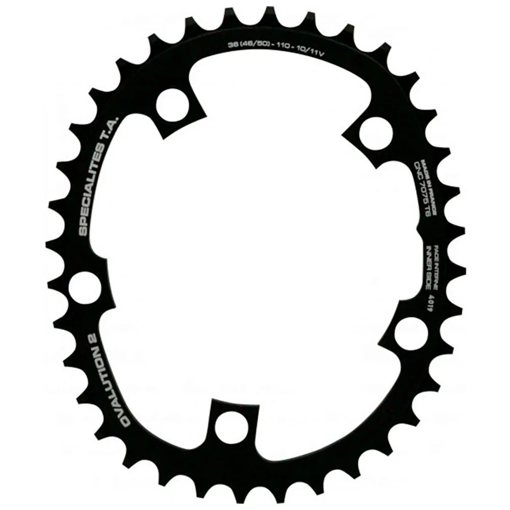 SPECIALITES TA Ovalut2 110 Bcd 5b Int Ovalt Kedjehjul, Black, 42t SPECIALITES TA Ovalut2 110 Bcd 5b Int Ovalt Kedjehjul, Black, 42t