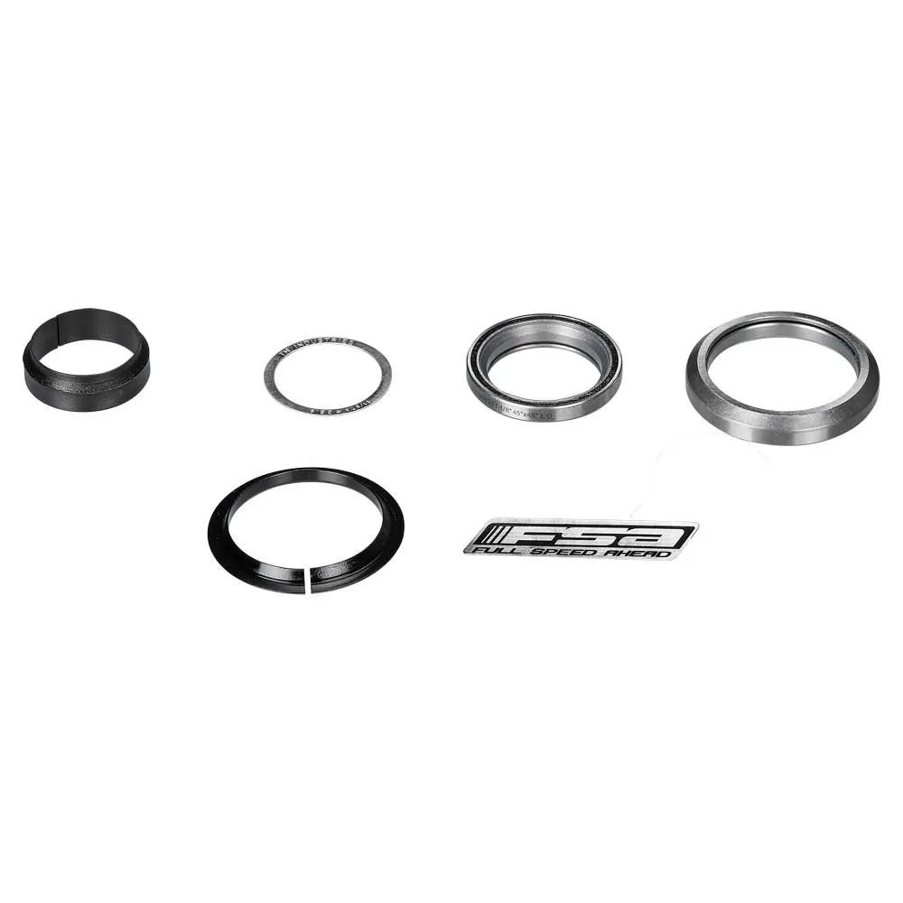 Specialized 1-1/8´´ Upper 45x45º 1.5´´ Lower 36x45 Mm Integrerat Styrlager, Black / silver, One Size Specialized 1-1/8´´ Upper 45x45º 1.5´´ Lower 36x45 Mm Integrerat Styrlager, Black / silver, One Size