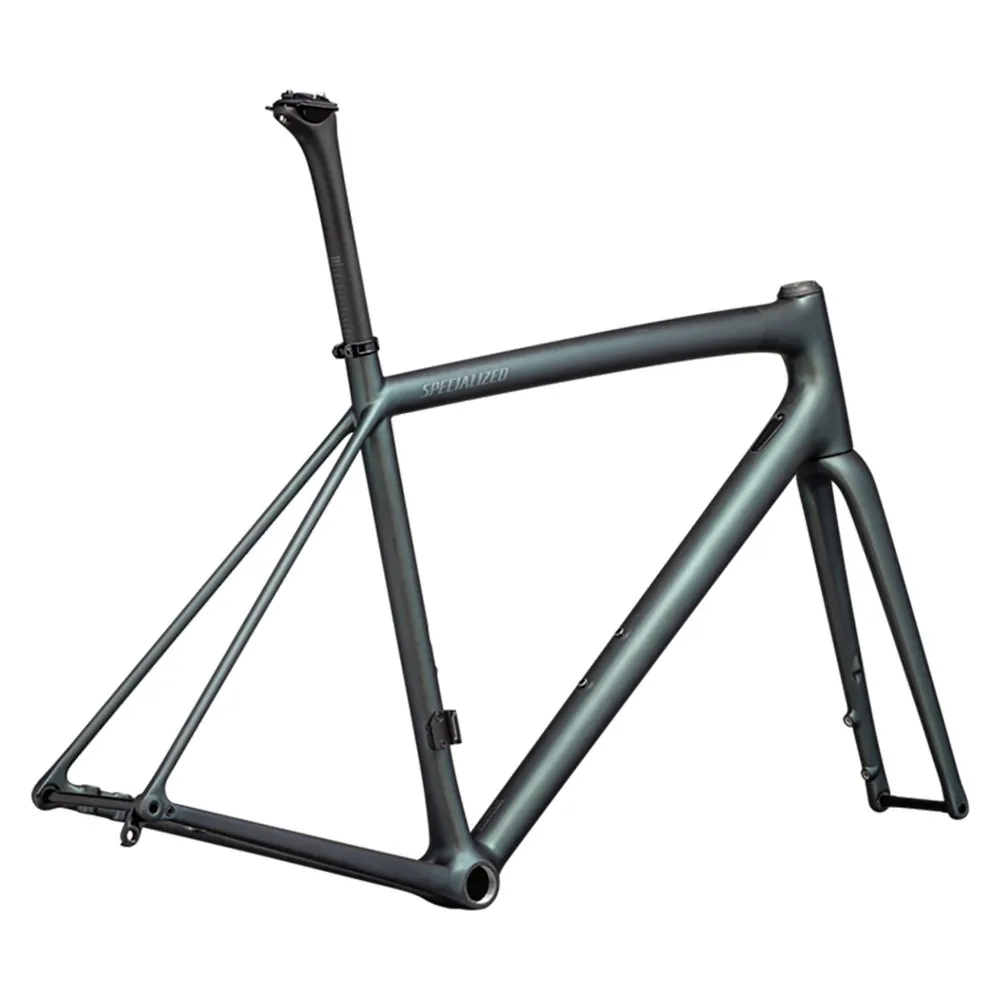 Specialized Aethos 2024 Landsvägscykelram, Carbon / fog tint, 61