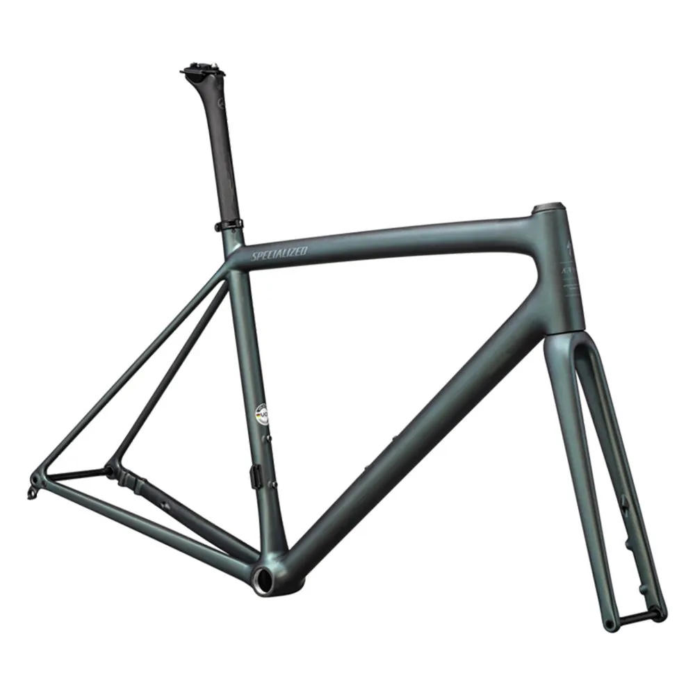 Specialized Aethos 2024 Landsvägscykelram, Carbon / fog tint, 61