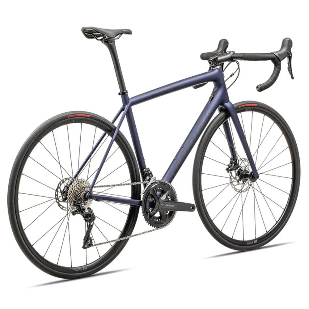 Specialized Aethos Sport 105 2024 Racercykel, Satin blue onyx metallic obsidian
