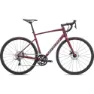 Specialized Allez E5 Disc Claris 2023 Racercykel, Maroon / silver dust / flo red