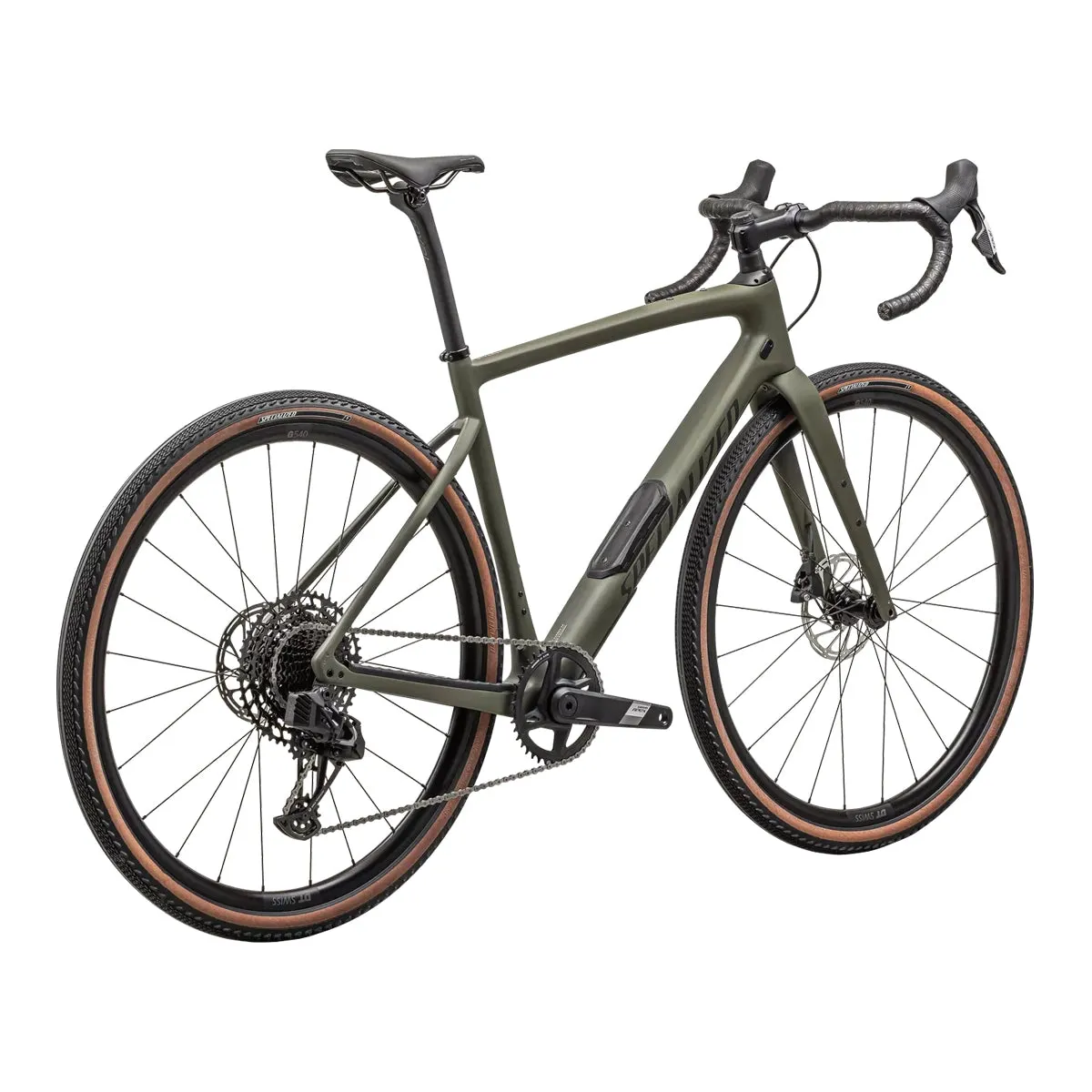 Specialized Diverge Comp Carbon Complete Gravel Bike, Satin oak green/smoke