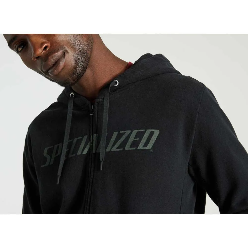 Specialized Legacy Wordmark Sweatshirt Med Dragkedja Refurbished, Black, M Specialized Legacy Wordmark Sweatshirt Med Dragkedja Refurbished, Black, M
