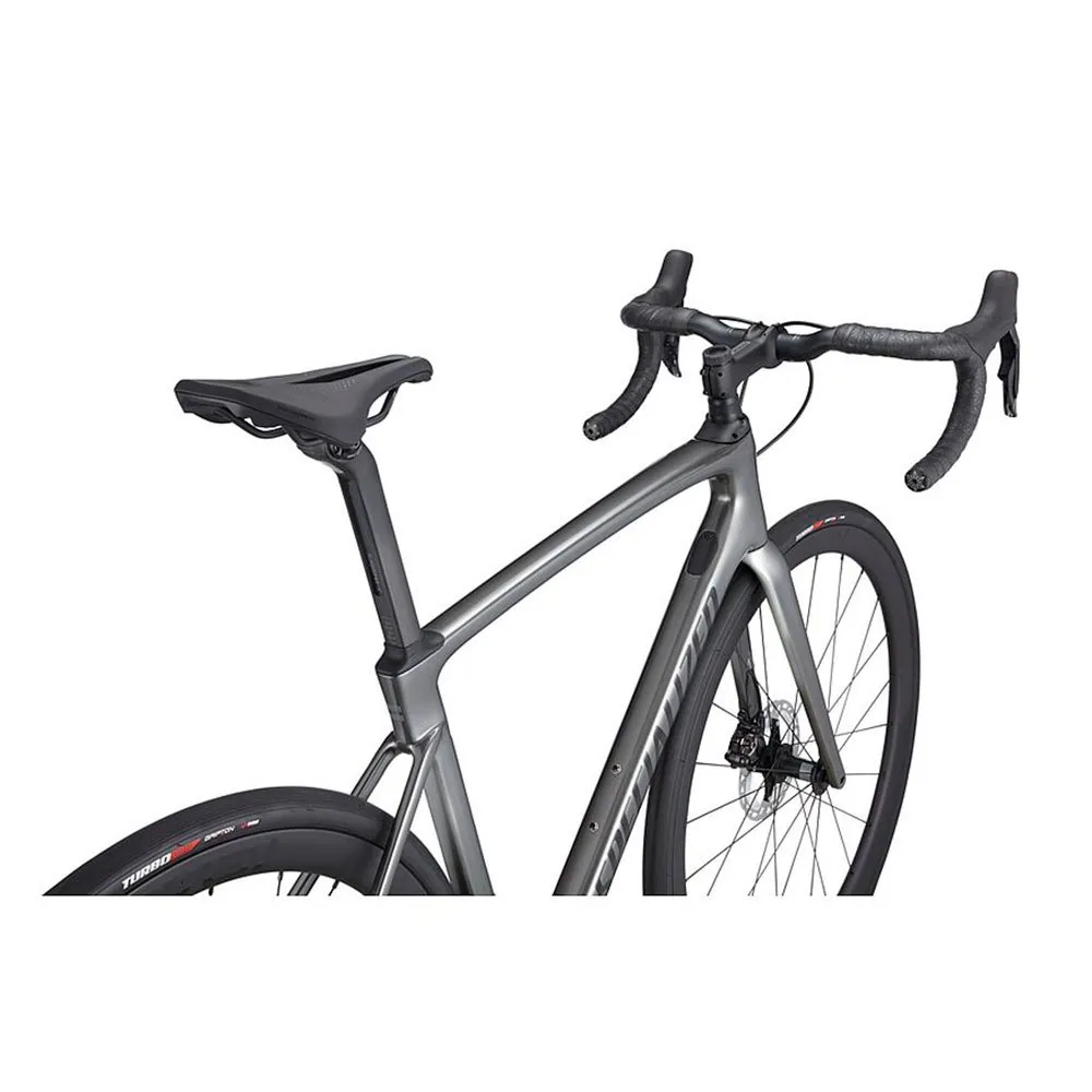 Specialized Roubaix Expert Ultegra Di2 2022 Racercykel, Smoke / tarmac black / silver dust