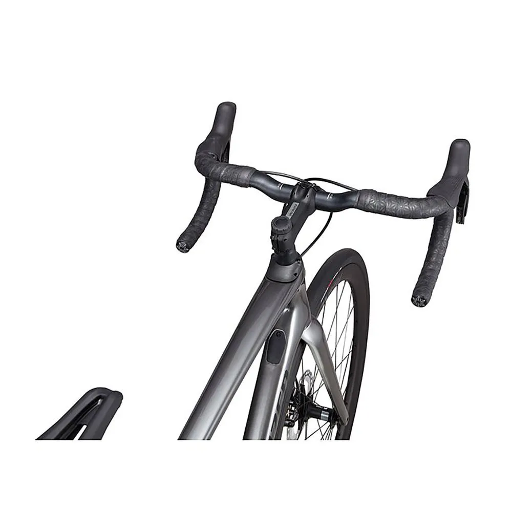 Specialized Roubaix Expert Ultegra Di2 2022 Racercykel, Smoke / tarmac black / silver dust
