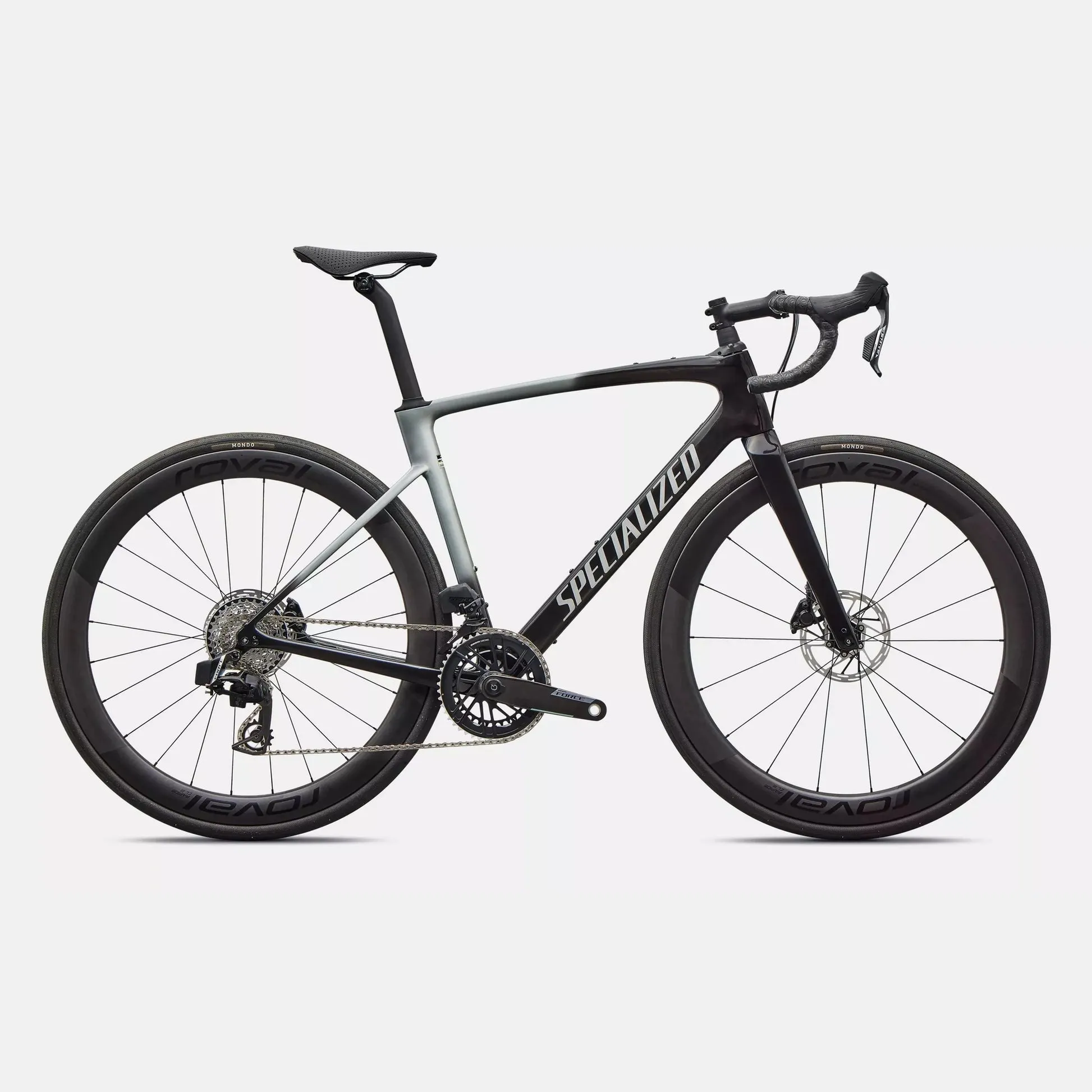 Specialized Roubaix SL8 Pro Road Bike Sram Force AXS E1 2026, Gloss carbon/shadow silver