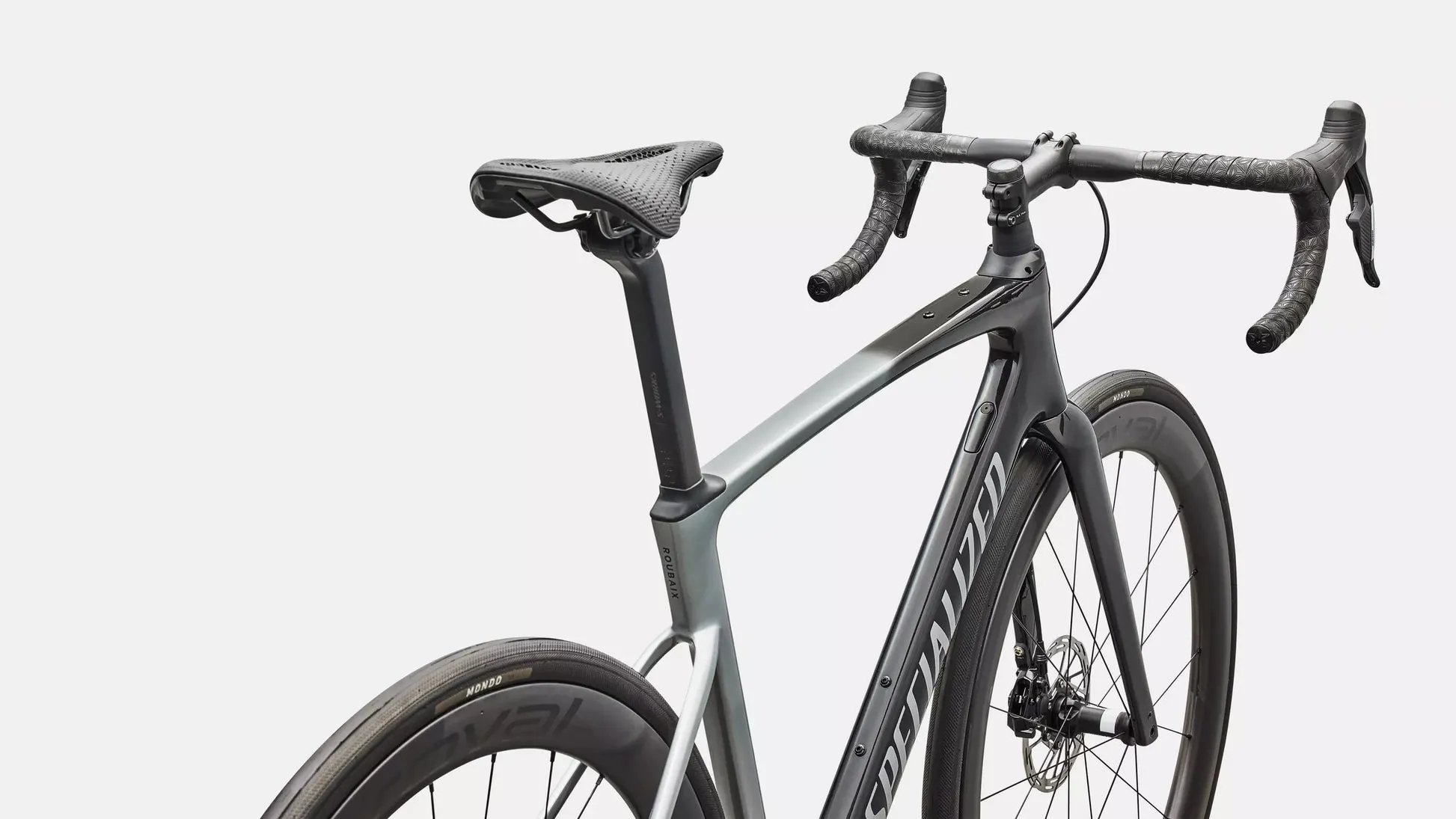 Specialized Roubaix SL8 Pro Road Bike Sram Force AXS E1 2026, Gloss carbon/shadow silver
