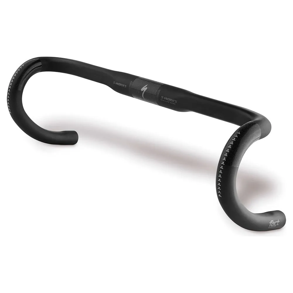 Specialized S-works Shallow Bend Styre, Black / charcoal, 31.8mm, 440mm