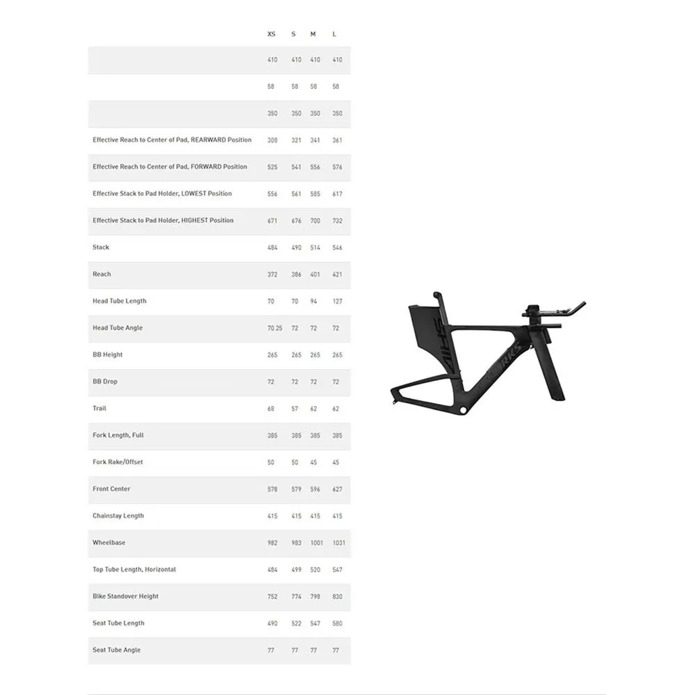 Specialized S-works Shiv Ltd 2024 Landsvägscykelram, Gloss black nearly black smoke granite teal, XS