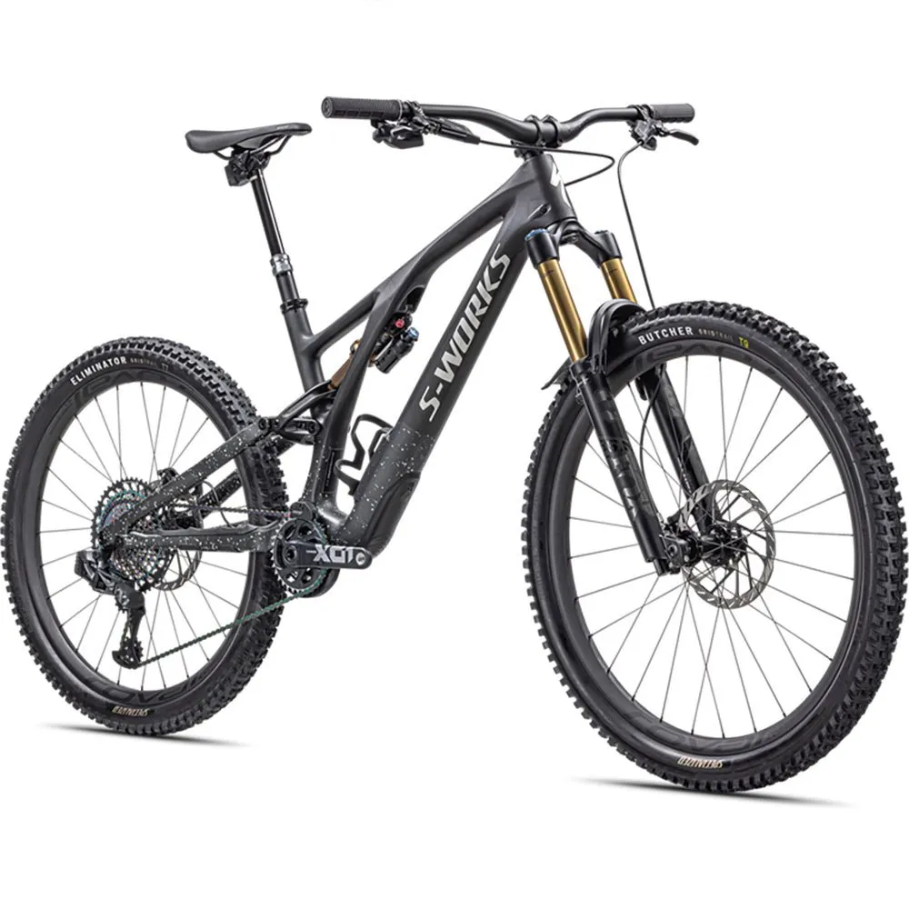 Specialized S-works Stumpjumper Evo 29/27.5´´ Xx1 Eagle Axs 2023 Mtb Cykel, Carbon / black liquid metalic / limestone, S1