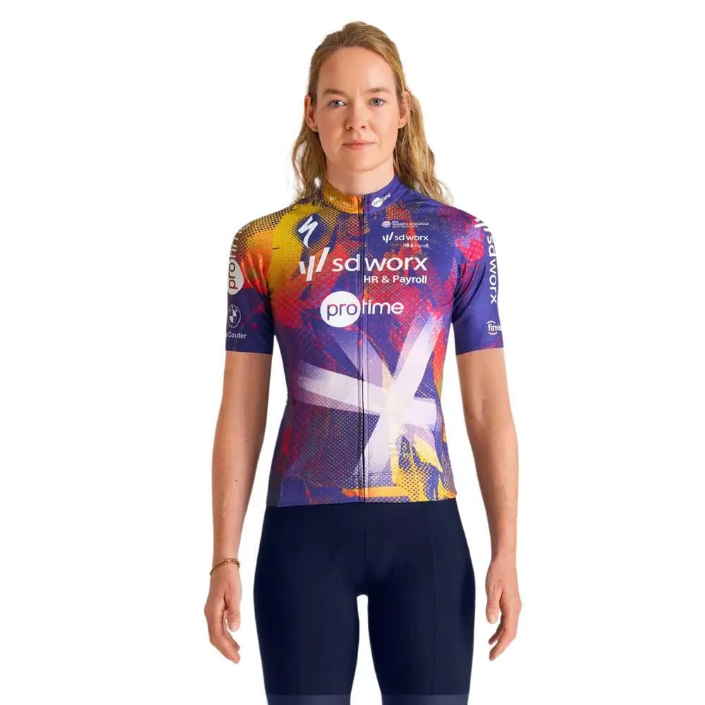 Specialized Sbc Foundation Graphic Team Replica Sd Worx Korta ärmar Cykeltröja