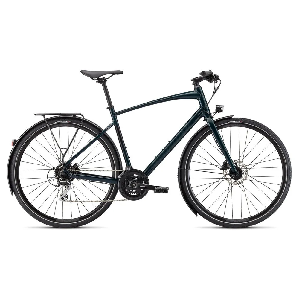 Specialized Sirrus 2.0 Eq 2023 Cykel, Fast green / black reflective, XXS