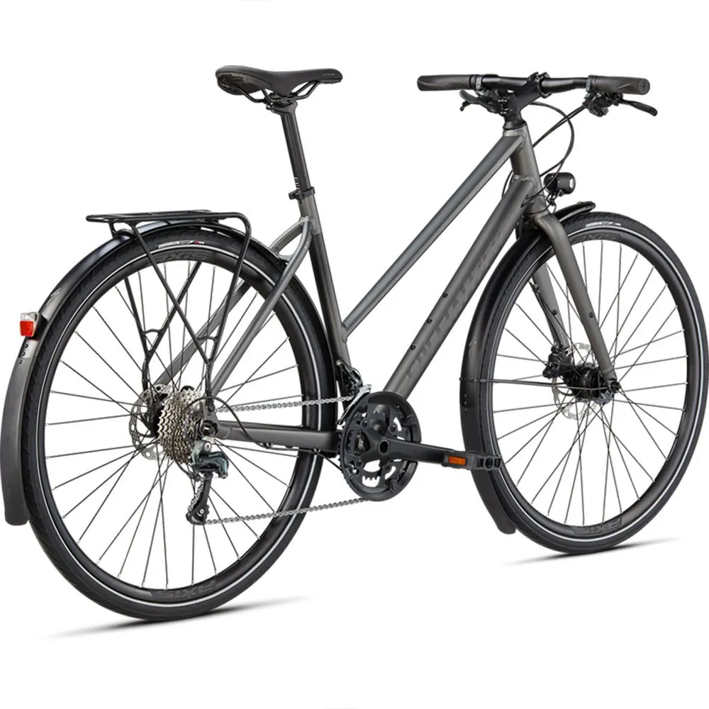 Specialized Sirrus 3.0 Eq St 2023 Cykel, Satin smoke / black reflective, XS