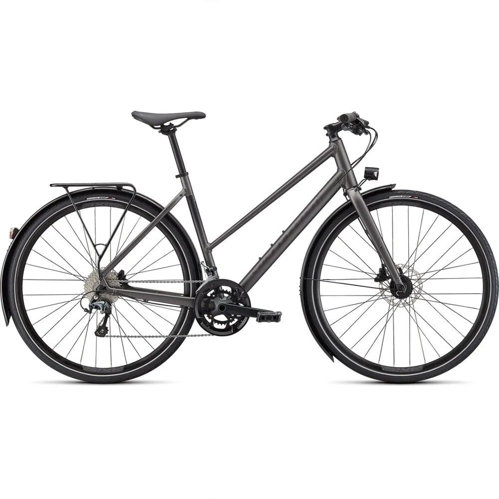 Specialized Sirrus 3.0 Eq St 2023 Cykel, Satin smoke / black reflective, XS