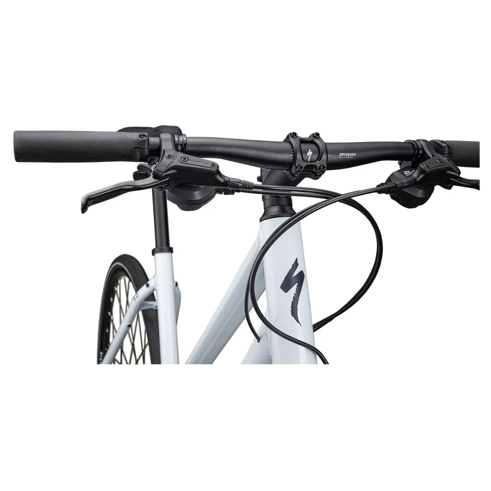 Specialized Sirrus 3.0 Step Through 2023 Cykel, Gloss morning mist / satin deep marine reflective, XS
