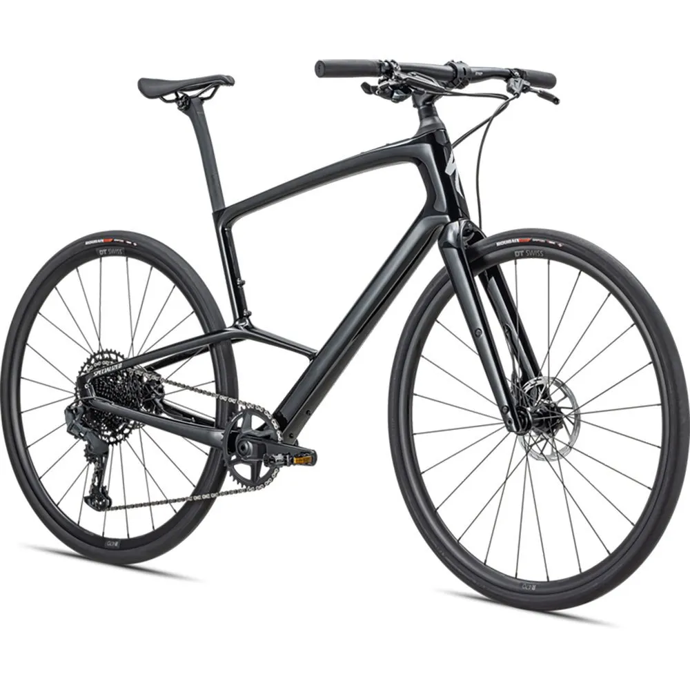 Specialized Sirrus 6.0 2022 Cykel, Blk / metwhtsil / blkrefl, XS