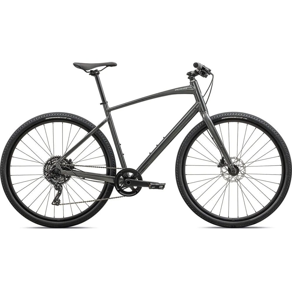 Specialized Sirrus X 3.0 2024 Cykel, Gloss smoke / satin reflective dune white, XS