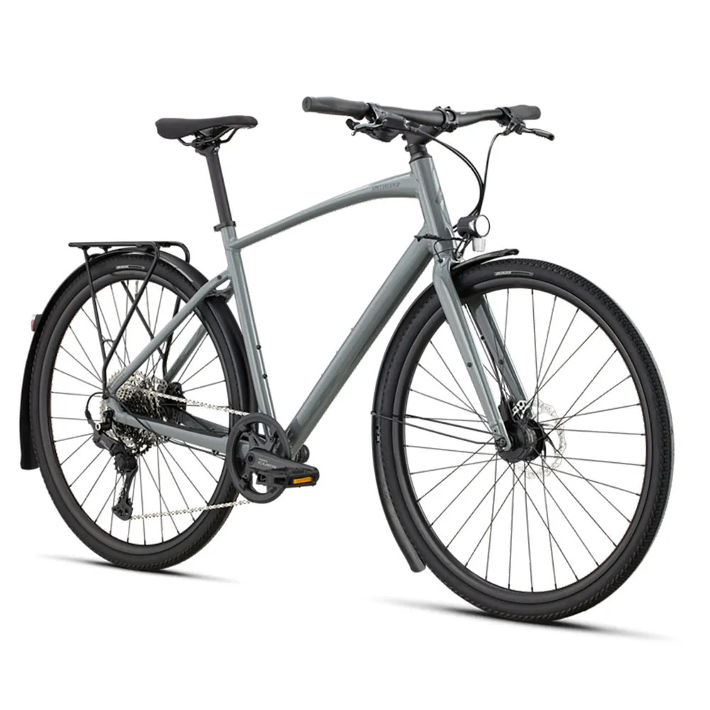 Specialized Sirrus X 3.0 Eq 2025 Cykel, Ashen grey / black liquid metal, S