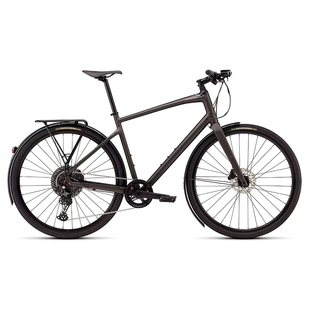 Specialized Sirrus X 4.0 Eq 2026 Cykel, Satin metallic obsidian / desert metallic frost reflective, M Specialized Sirrus X 4.0 Eq 2026 Cykel, Satin metallic obsidian / desert metallic frost reflective, M