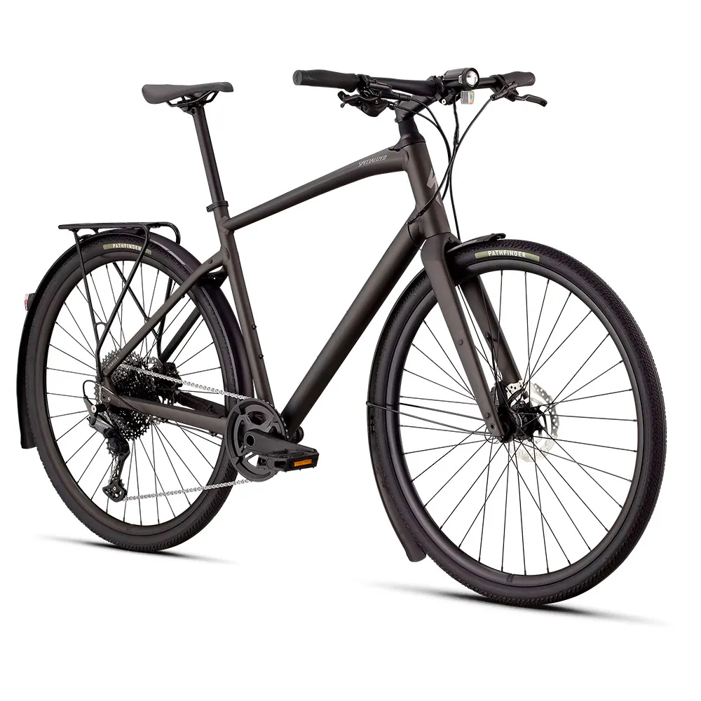 Specialized Sirrus X 4.0 Eq 2026 Cykel, Satin metallic obsidian / desert metallic frost reflective, M Specialized Sirrus X 4.0 Eq 2026 Cykel, Satin metallic obsidian / desert metallic frost reflective, M