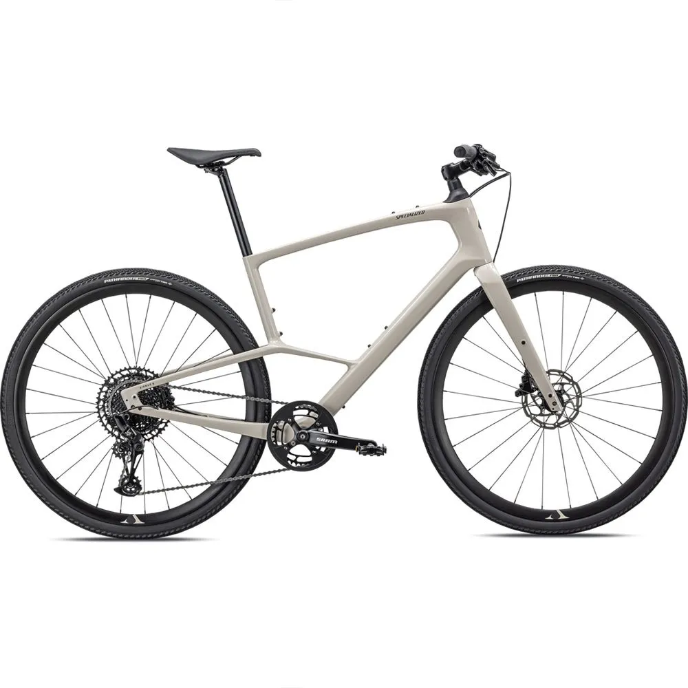 Specialized Sirrus X 5.0 2022 Cykel, White / gunmetal, XS