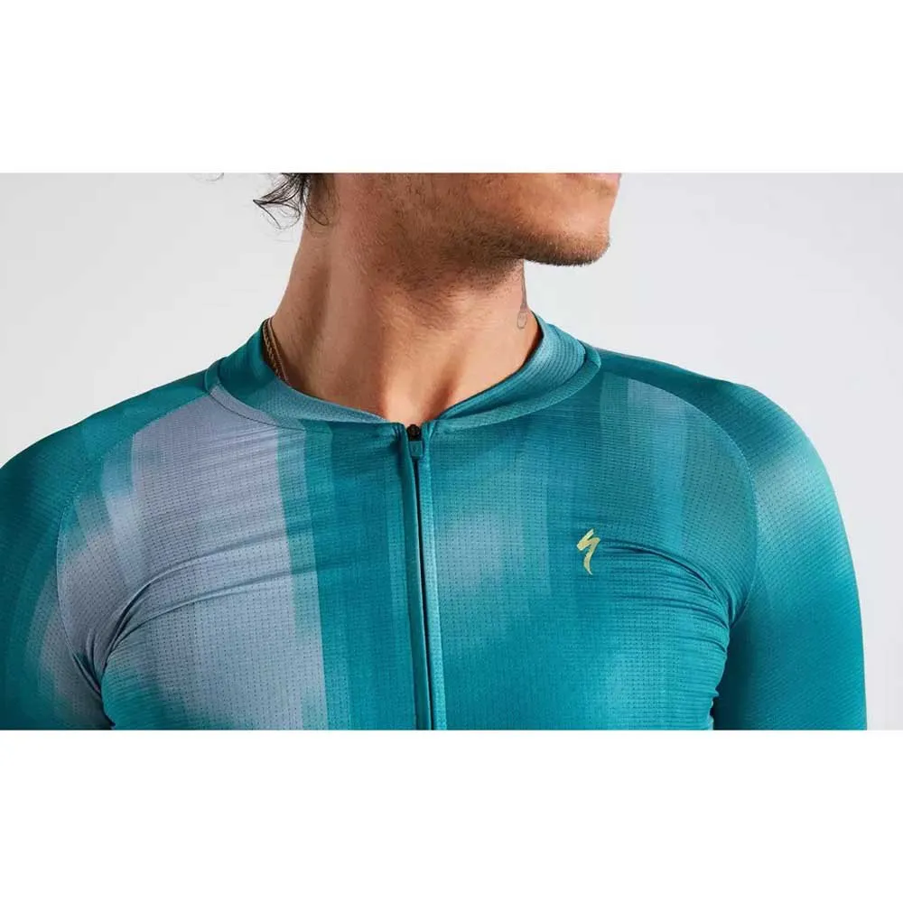 Specialized Sl Air Distortion Korta ärmar Cykeltröja, Tropical teal, S