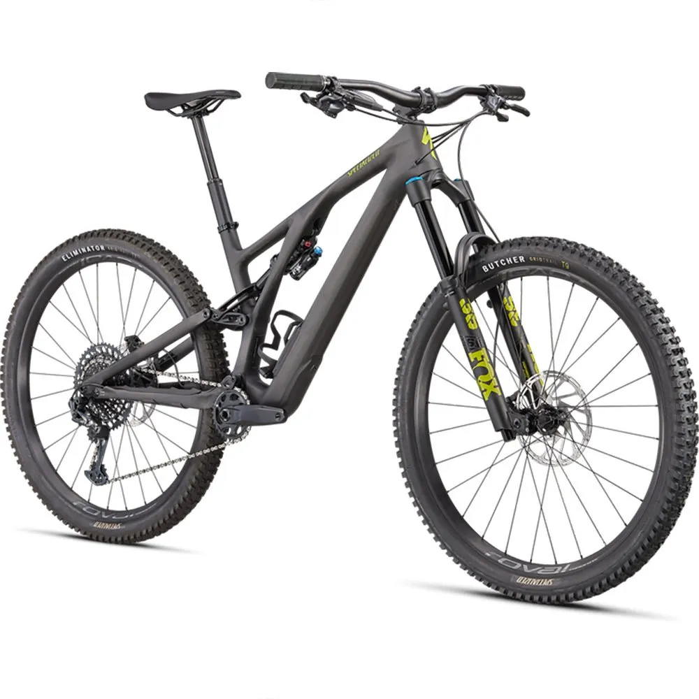 Specialized Stumpjumper Evo Expert 29´´ X01 Eagle 2022 Mtb Cykel, Satin carbon / olive green / black, S2 Specialized Stumpjumper Evo Expert 29´´ X01 Eagle 2022 Mtb Cykel, Satin carbon / olive green / black, S2