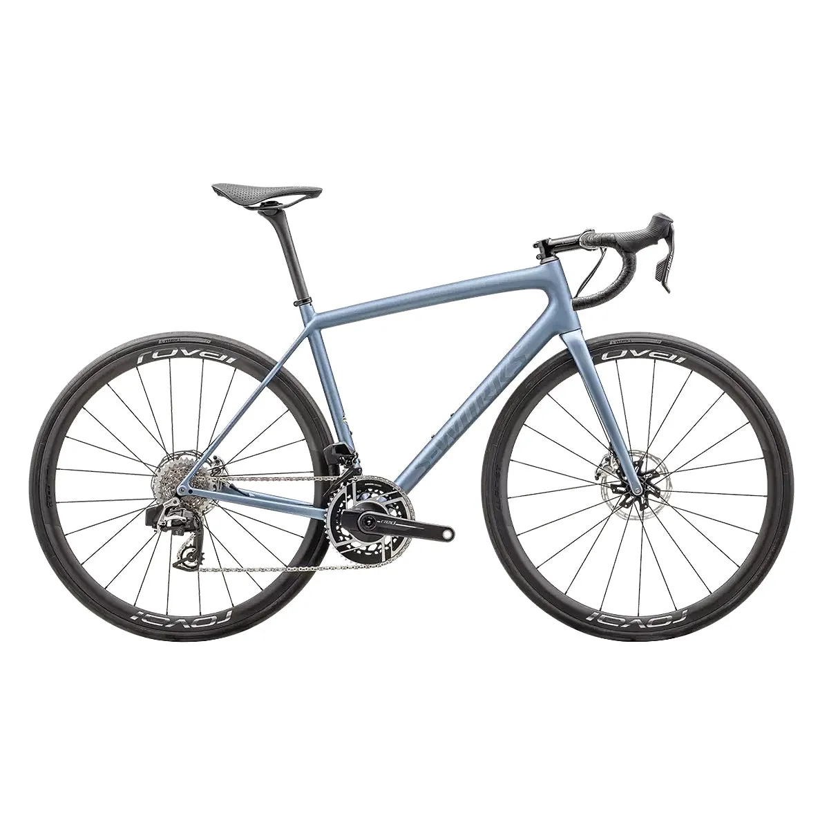 Specialized SWORKS Aethos 2025 Road Bike includes Hammerhead Karoo, Ltd satin glacial metallic / 25% choas pearl Specialized SWORKS Aethos 2025 Road Bike includes Hammerhead Karoo, Ltd satin glacial metallic / 25% choas pearl