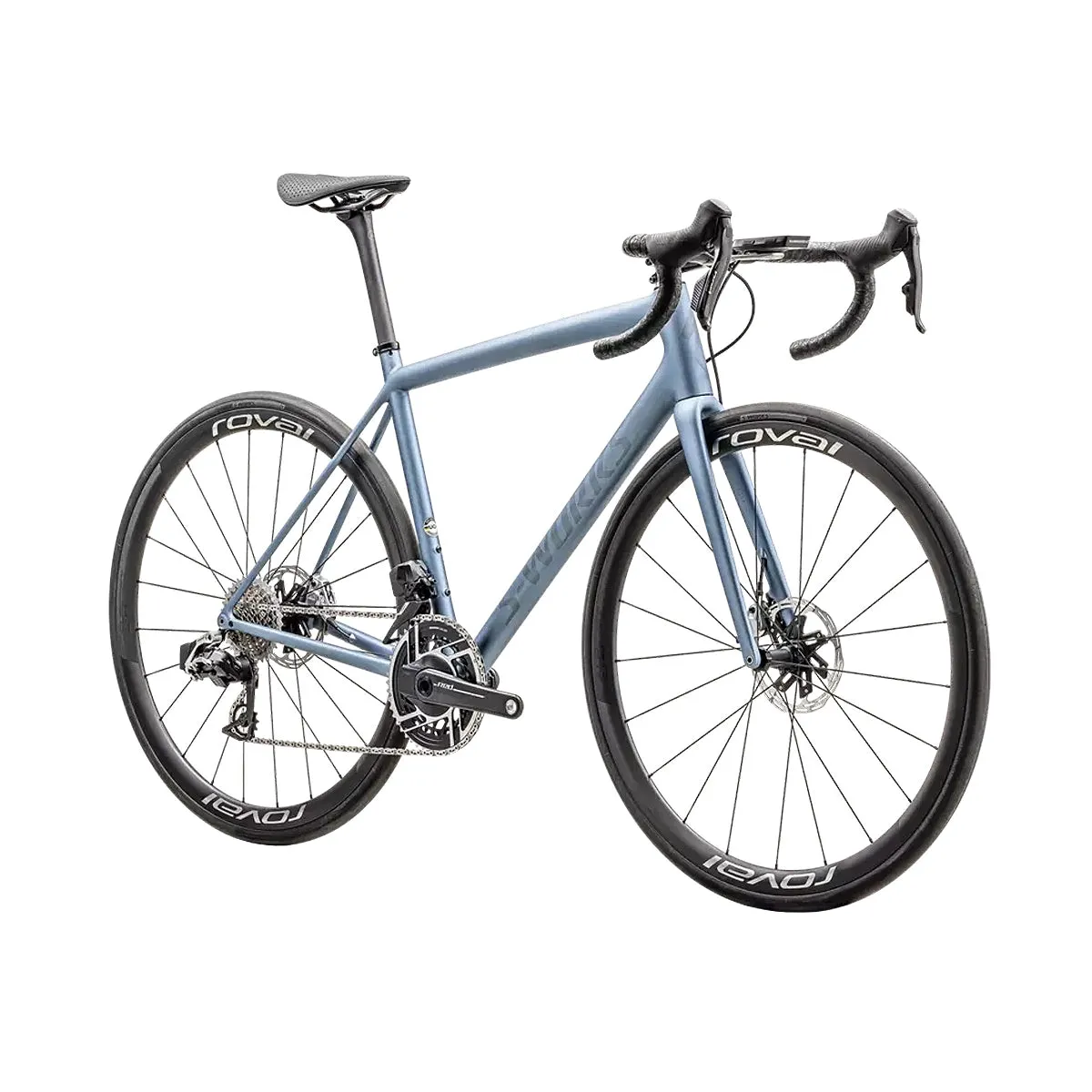Specialized SWORKS Aethos 2025 Road Bike includes Hammerhead Karoo, Ltd satin glacial metallic / 25% choas pearl Specialized SWORKS Aethos 2025 Road Bike includes Hammerhead Karoo, Ltd satin glacial metallic / 25% choas pearl