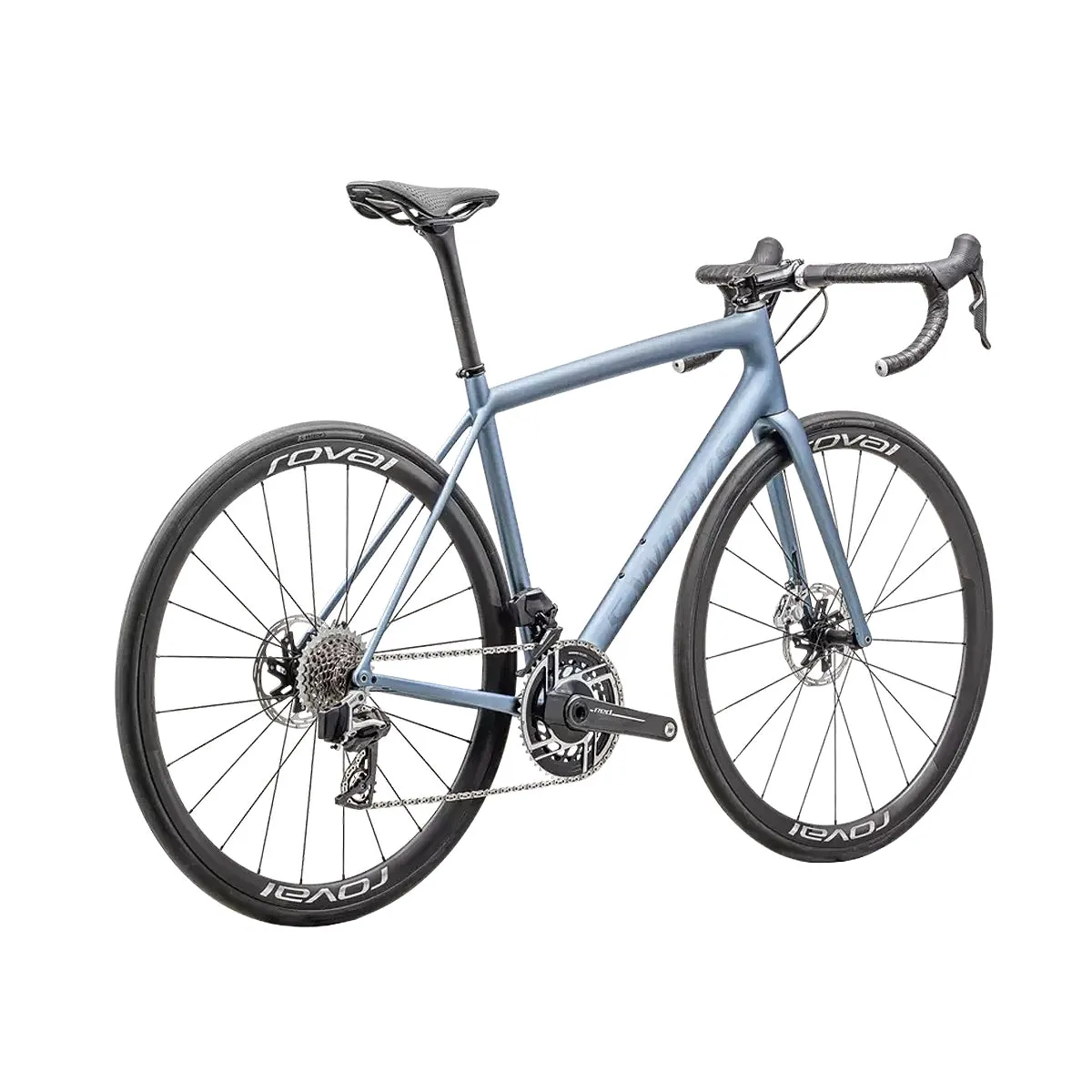 Specialized SWORKS Aethos 2025 Road Bike includes Hammerhead Karoo, Ltd satin glacial metallic / 25% choas pearl Specialized SWORKS Aethos 2025 Road Bike includes Hammerhead Karoo, Ltd satin glacial metallic / 25% choas pearl