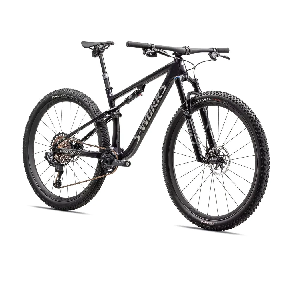 Specialized SWORKS Epic SRAM XX1 AXS, Gloss purple tint fades over carbon / chrome, M Specialized SWORKS Epic SRAM XX1 AXS, Gloss purple tint fades over carbon / chrome, M
