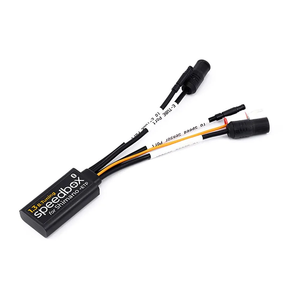 Speedbox Shimano Ep8 1.3 B-tuning + E-tube Port Hastighetsökande Enhet, Black, One Size