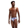 Speedo 8 Cm Allover Badbyxor male, Chroma blue / electric pink / white / aquasplash