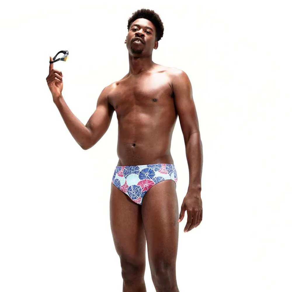 Speedo 8 Cm Allover Badbyxor male, Chroma blue / electric pink / white / aquasplash Speedo 8 Cm Allover Badbyxor male, Chroma blue / electric pink / white / aquasplash