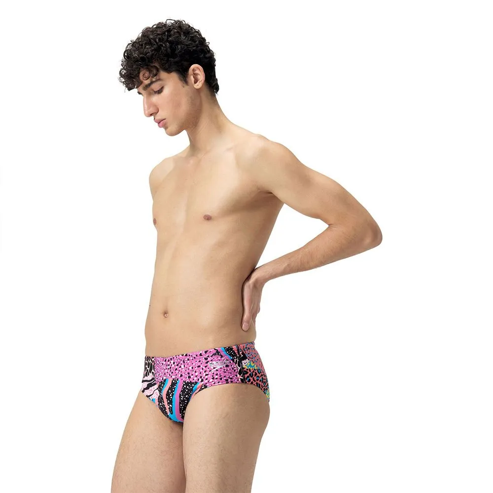 Speedo 8cm Allover Badbyxor male