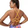 Speedo Allover Digital Lattice Tie-back Baddräkt female