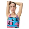 Speedo Allover Digital Powerback Baddräkt female